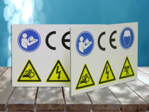 Composite Warning signs UV Printing