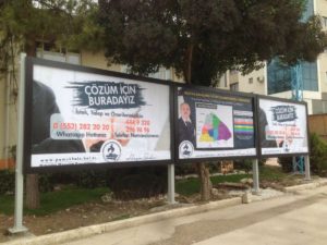 Billboard production in Turkey